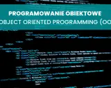 Programowanie obiektowe (OOP) – kod źródłowy z hasłami "programowanie obiektowe" i "object oriented programming".