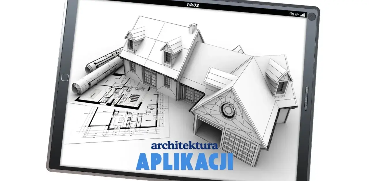 Projekt domu na tablecie, plany architektoniczne i modele 3D. Aplikacja do tworzenia wzorców projektowych.